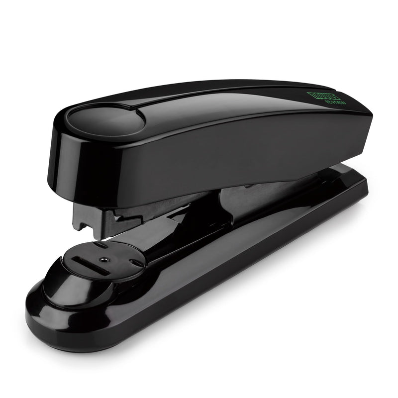 Novus B 4 FC re+new stapler (metal stapler with plastic top made from sustainable recycled material, 50 sheets, including 200 staples) black - PawsPlanet Australia