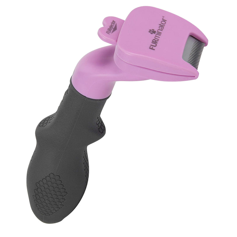 FURminator deShedding tool for small animals - small animal brush for rabbits, rodents etc. to remove the undercoat - improved design version 2.0 - PawsPlanet Australia
