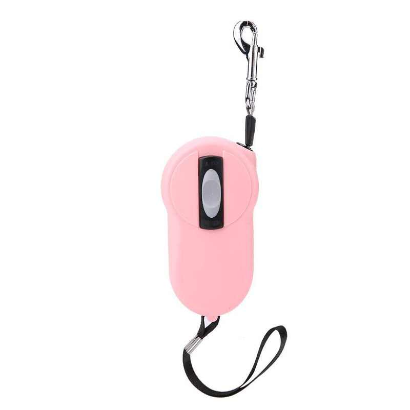 Pssopp Rolling Lead Dog Lead Retractable Lead Luminous Reflective Rope 2m Pet Dog Lead for Medium and Small Dog Training Runs (Pink) Pink - PawsPlanet Australia
