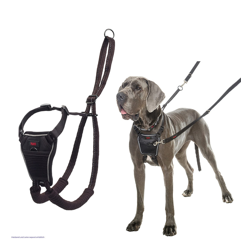 HALTI No Pull Anti-Pull Harness, Size Large - Prevents your dog from pulling on the leash, Padded chest and leg strap, Reflective strap material, Easy to adjust and use Large - PawsPlanet Australia