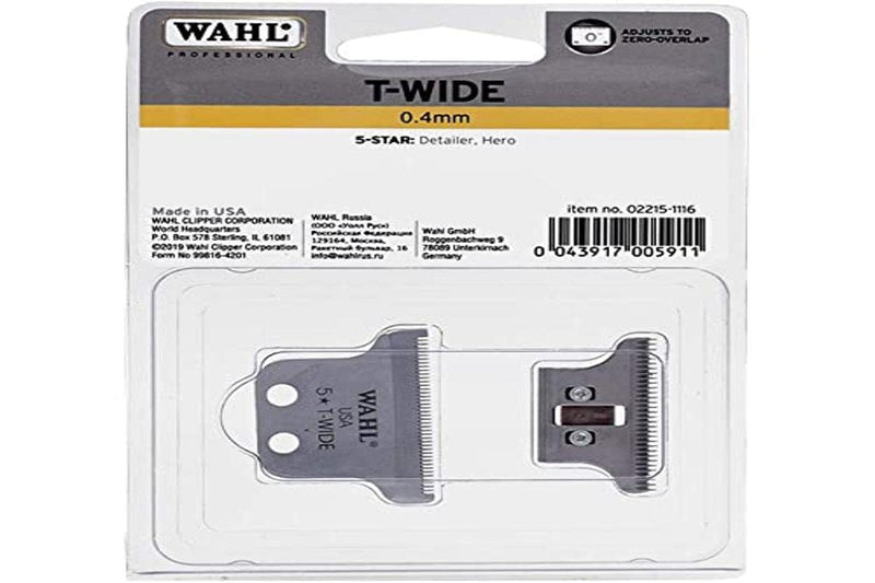 Wahl cuchilla t wide detailer (02215-1116) - PawsPlanet Australia