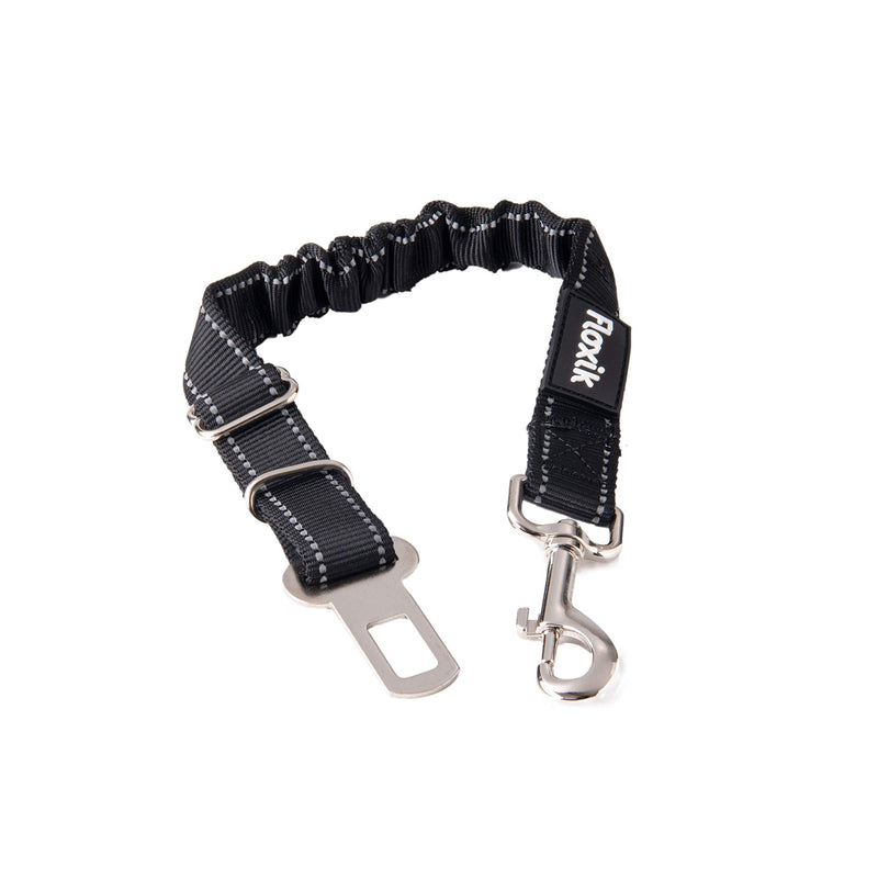 Floxik dog car seat belt - seat belt for dogs with elastic shock absorber - variably adjustable dog belt in small/large - PawsPlanet Australia