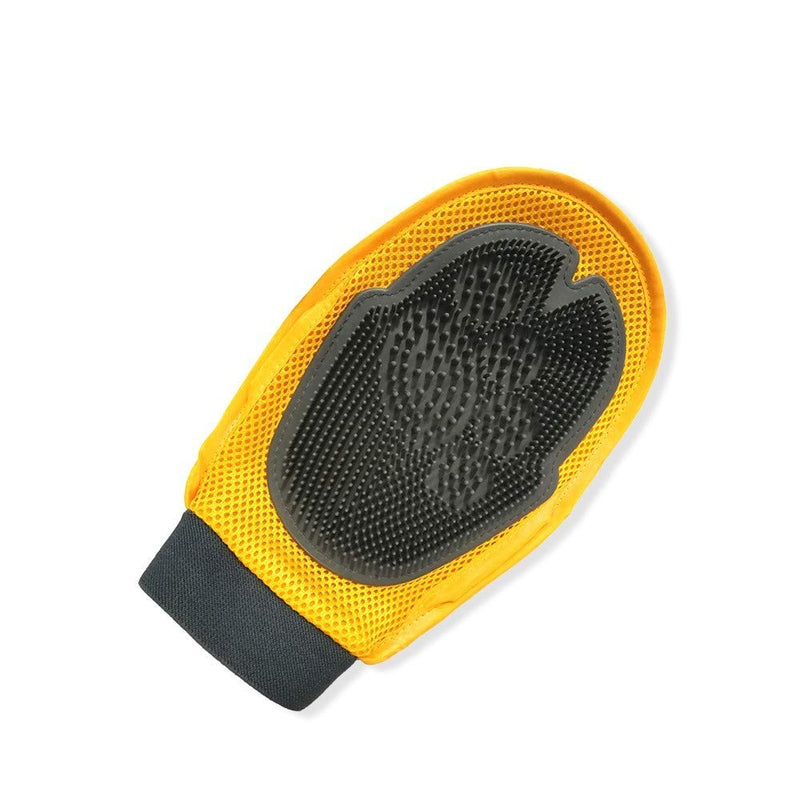 happy globe cat glove 2 in 1 | Cat fur brush and massage glove | Cat glove grooming short hair | Shorthair dog brush and cat brush - PawsPlanet Australia