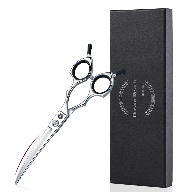 Dream Reach 6.5 inch dog scissors, fur scissors, curved dog scissors with gift box, 440C stainless steel fur scissors for dogs, cats, cutting (black). - PawsPlanet Australia