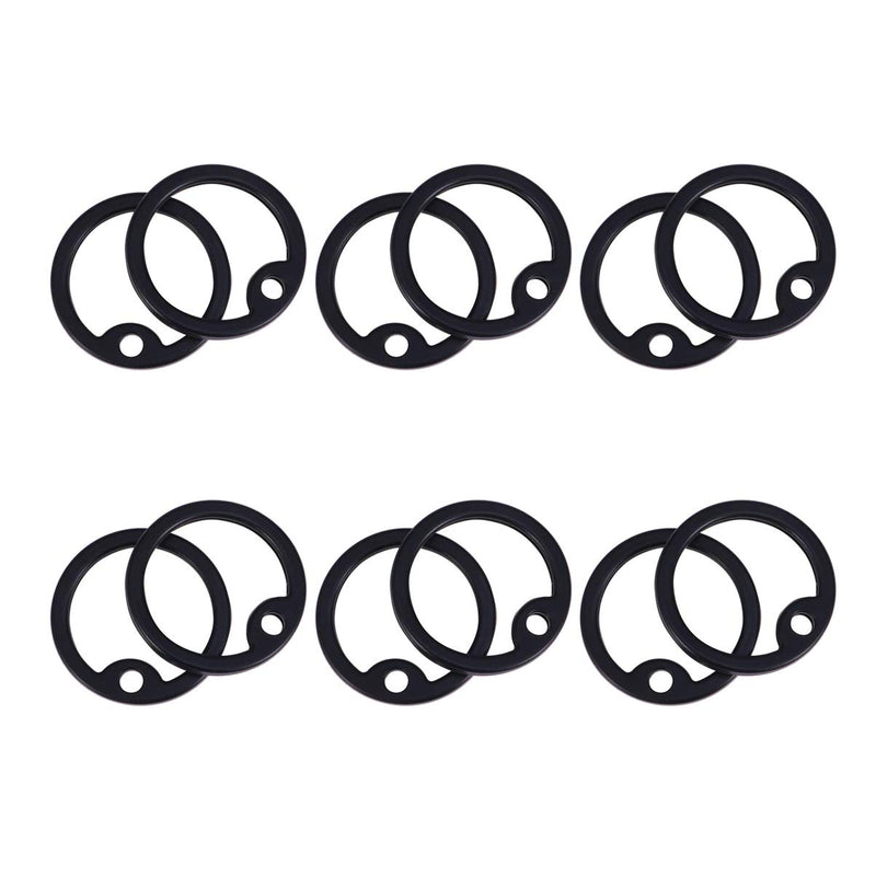 Balacoo 12 pieces silicone dog tag silencer ring military dog ID tag dog collar address tag collar name tag for pet photo pendant - PawsPlanet Australia
