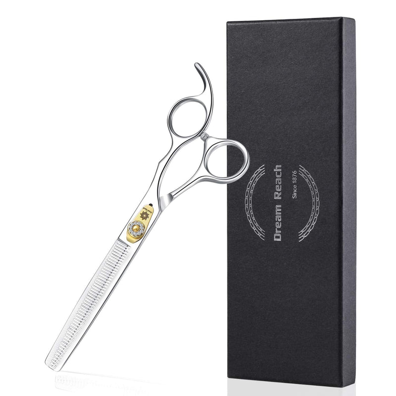 Dream Reach Professional Grooming Scissors Dog Scissors Dog Grooming Scissors Pet Grooming Thinning Scissors Made of Japanese 440C Stainless Steel Thinning/Blending/Texturizing/Layering Scissors (7 Inch Thinning Scissors) A-Thinning Scissors - PawsPlanet Australia