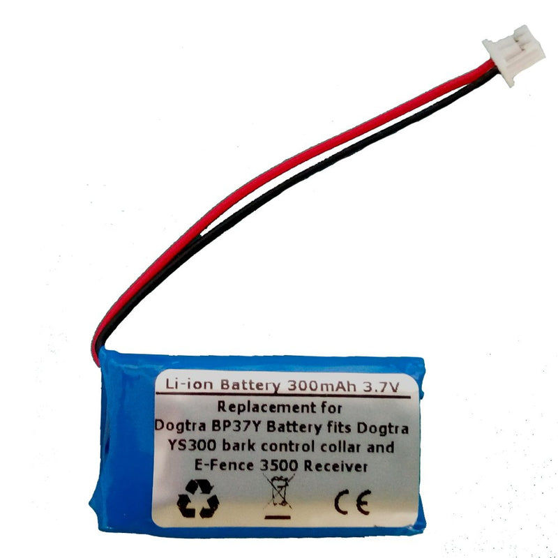 STARNOVO 300mAh 3.7V Li-Polymer BP37Y Battery for Dogtra YS300 Bark Control Dog Collar and YS300 Anti Bark Collar and E-Fence 3500 Receiver - PawsPlanet Australia