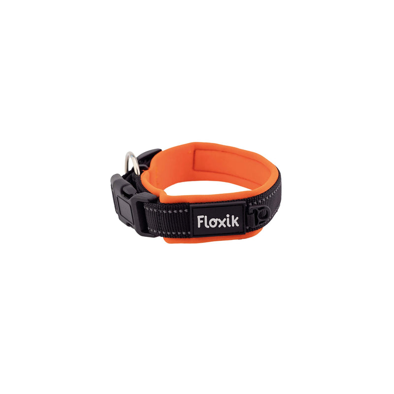 Floxik dog collar adjustable size S | Soft neoprene collar for dogs and puppies in different sizes including strain relief - PawsPlanet Australia