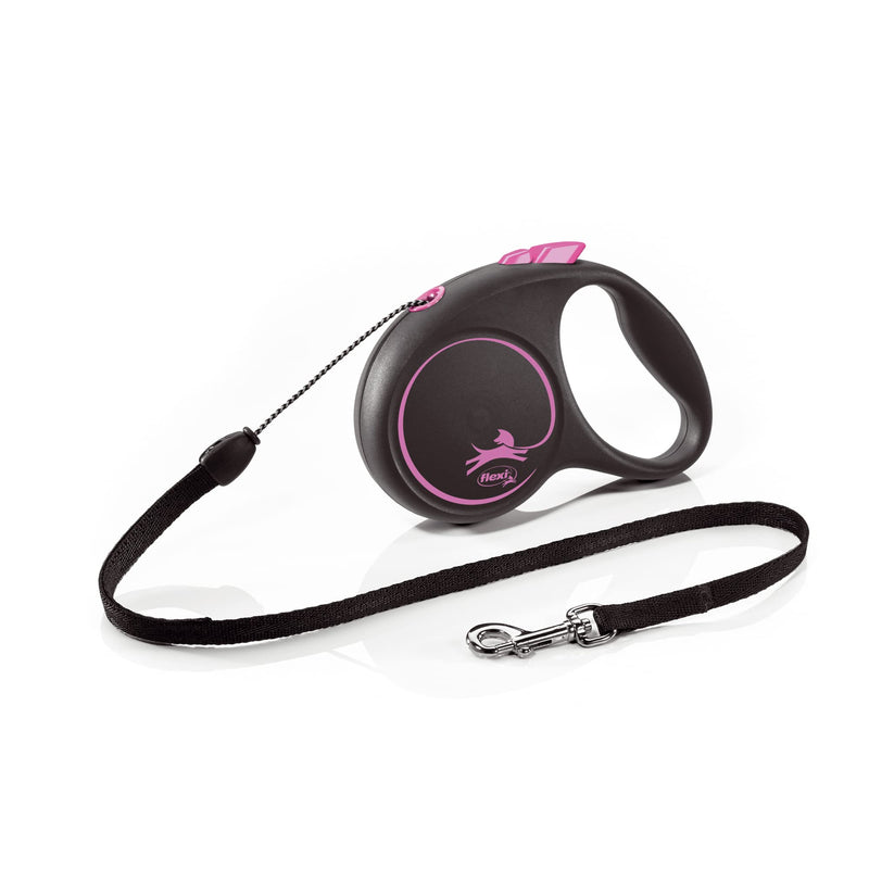 FLEXI 4000498033319 strap black lace design, pink, 132.1 g one size - PawsPlanet Australia