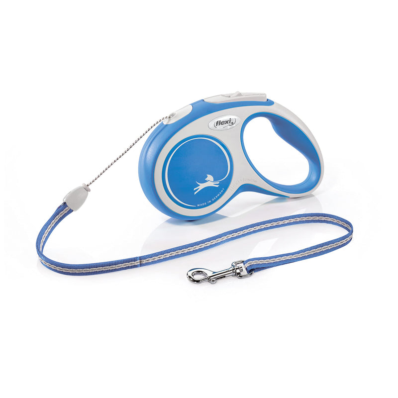 Kerbl Flexi Leash New Comfort, dog leash cat leash roll leash, 3-8m 8-20kg, blue - PawsPlanet Australia