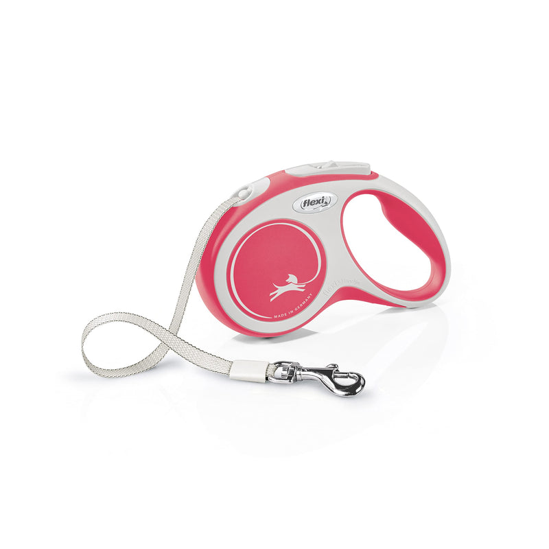 flexi - Roll cord New Comfort Band - 5 meters up to 15 kg - Red - 1 piece, small Multi - PawsPlanet Australia