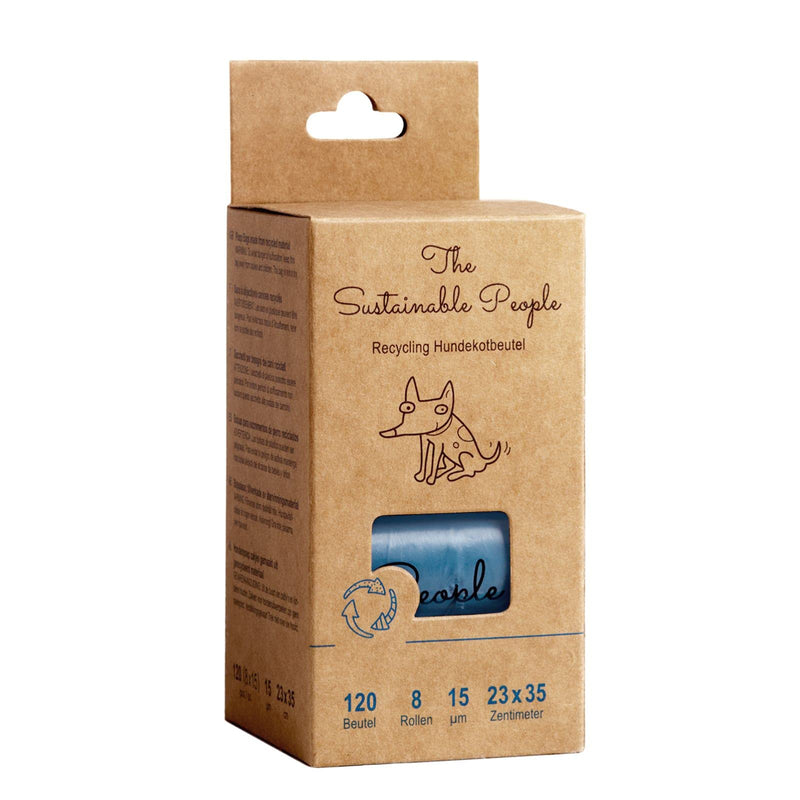 The Sustainable People TSP recycling dog waste bags - resource-saving made from at least 80% post-consumer recyclate (PE) - large, strong (15 µm), leak-proof - PawsPlanet Australia
