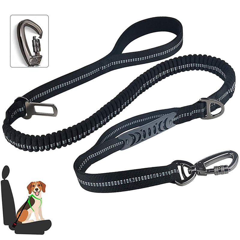 laamei seat belt dogs for car, seat belt dog car, leash bicycle dog, 4-in-1 adjustable car dog seat belt, 5 ft reflective dog leash for all dog breeds & car types - PawsPlanet Australia