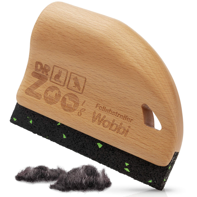 DR Zoo fur scraper Wobbi - the fur change helper for your dog or as a dog brush and comb for dogs - PawsPlanet Australia