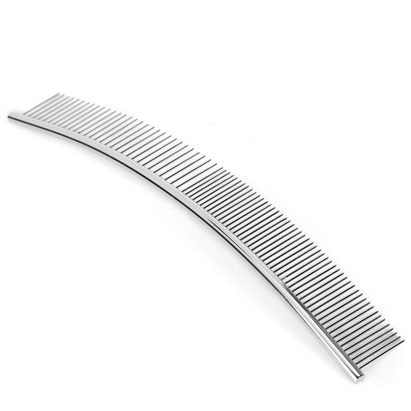 Pet Grooming Opening Knot Comb Curved Comb Pets Dogs Combs, Removal Brush Knot Comb Puppy for Pets Dogs Grooming(Half thin and half dense, curved comb) Half thin and half dense, curved comb - PawsPlanet Australia