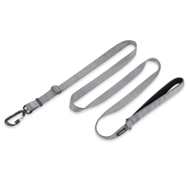 Hyhug Classic Dog Leashes, The improved version of the adjustable long leash, the adjustment range: between 10 inches and 6 feet (Large, Sleet Gray) Large - PawsPlanet Australia