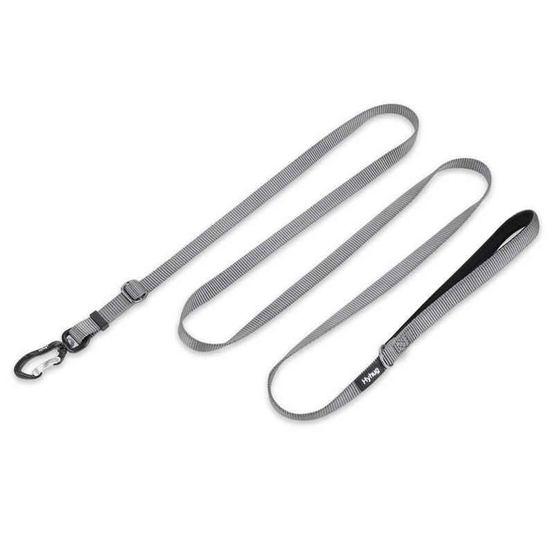 Hyhug Classic Dog Leashes, The improved version of the adjustable long leash, the adjustment range: between 10 inches and 6 feet (Small, Sleet Gray) Small - PawsPlanet Australia
