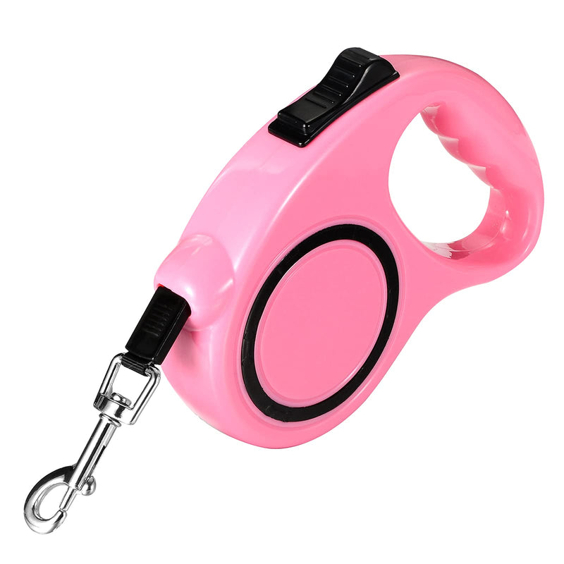 Starlike 3M Retractable Dog Leash with Retractable Pull Rope Luminous Nylon Dog Leash for Dogs, Cats under 25lbs, Pink Retractable Dog Leashes Small - PawsPlanet Australia