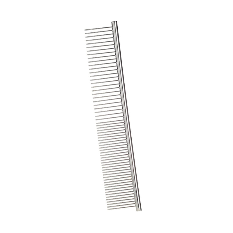Andiker Dog Comb, Stainless Steel Combs with Rounded Teeth, Metal Grooming Comb for Large, Medium and Small Cats Animals with Tangled Short/Long Hair (S) S - PawsPlanet Australia