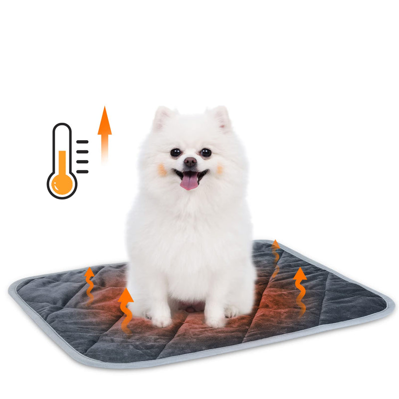 Nobleza Self-heating blanket for cats and dogs, pet heat mat, washable puppy thermal blanket, self-heating winter heat dog mat, dog non-slip heat blanket, size M 60 x 45 cm, L 60 x W 45 x H 1 cm - PawsPlanet Australia