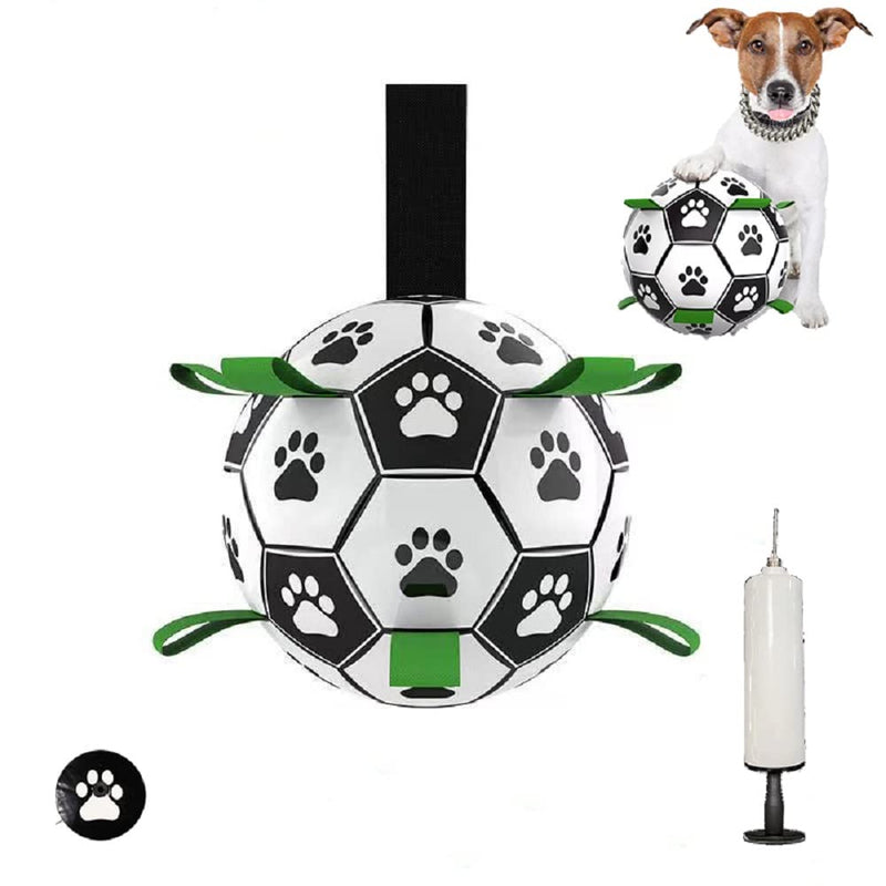 Healthman Dog Toy Balls with Straps, Interactive Dog Toy and Fun Dog Football for Water, Garden & Outdoor (Medium) Medium - PawsPlanet Australia