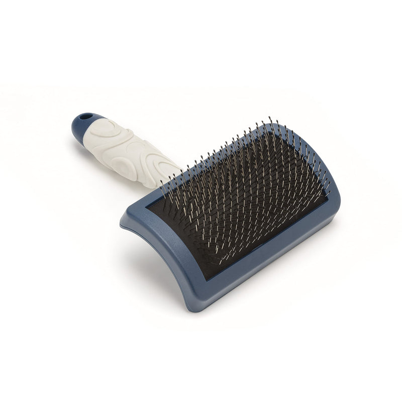 Mikki Slicker brush for smoothing dog and puppy fur, even during shedding, for Poodle crosses such as Cockapoos, Labradoodles, Cavapoos, Maltipoos and Golden Doodles - PawsPlanet Australia