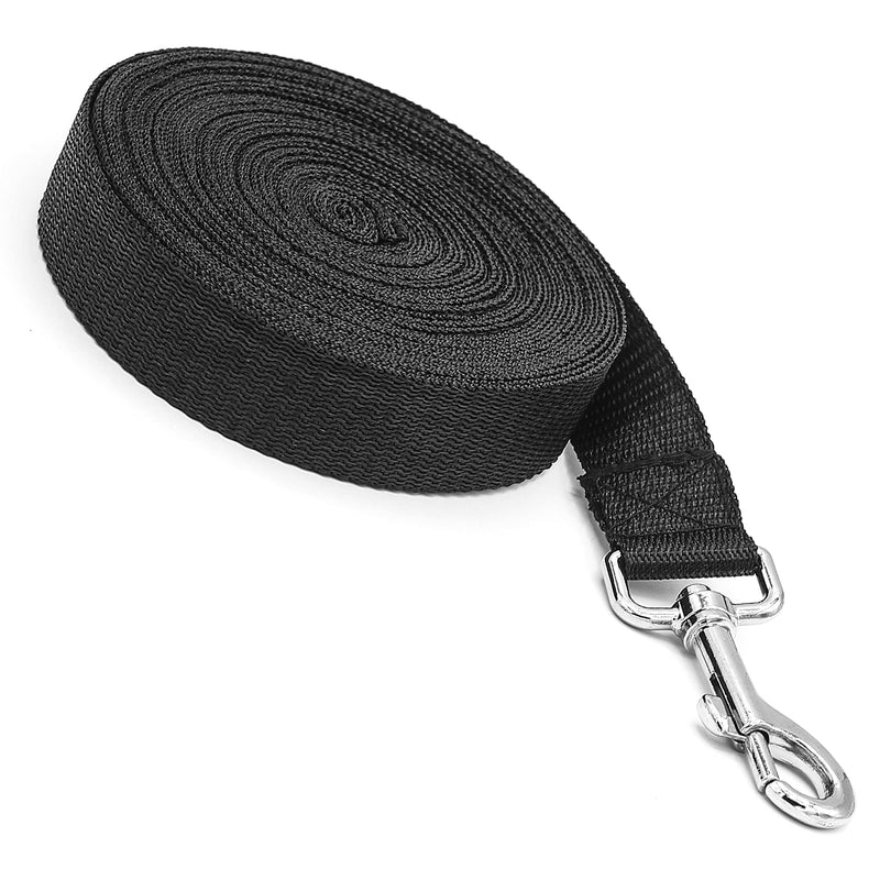 Training Leash 3m/5m/10m/15m/20m Strong Nylon Leash for Large, Medium and Small Dogs and Pet Recall Tracking, Training, Obedience, Camping, Playing and Backyard (3M) - PawsPlanet Australia