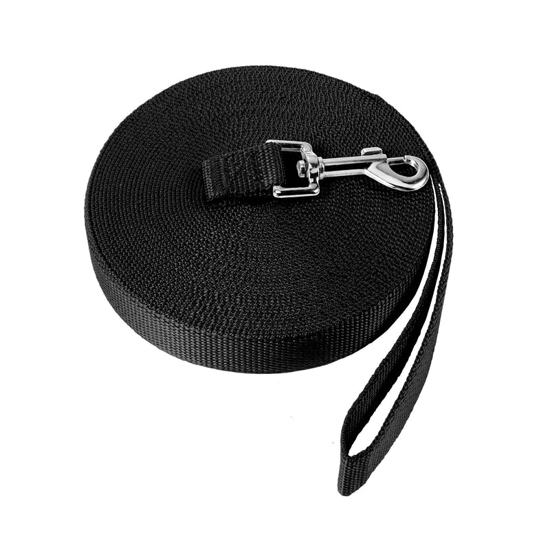 NavoX towline for dogs 20m/30m leash dog running leash for small to large dogs Recall Black - PawsPlanet Australia