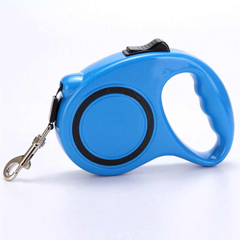 Dog leash, blue retractable dog leash, retractable dog leash, nylon retractable dog leash, retractable mystery dog leash, suitable for medium and large pets - PawsPlanet Australia