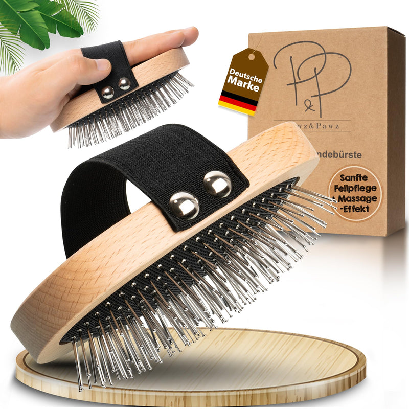 Pawz&Pawz dog brush long hair | Dog hair brush | Premium brush for dogs and cats for gentle grooming Grooming for dogs & cat brush | Dog comb with massage effect | Pet brush - PawsPlanet Australia