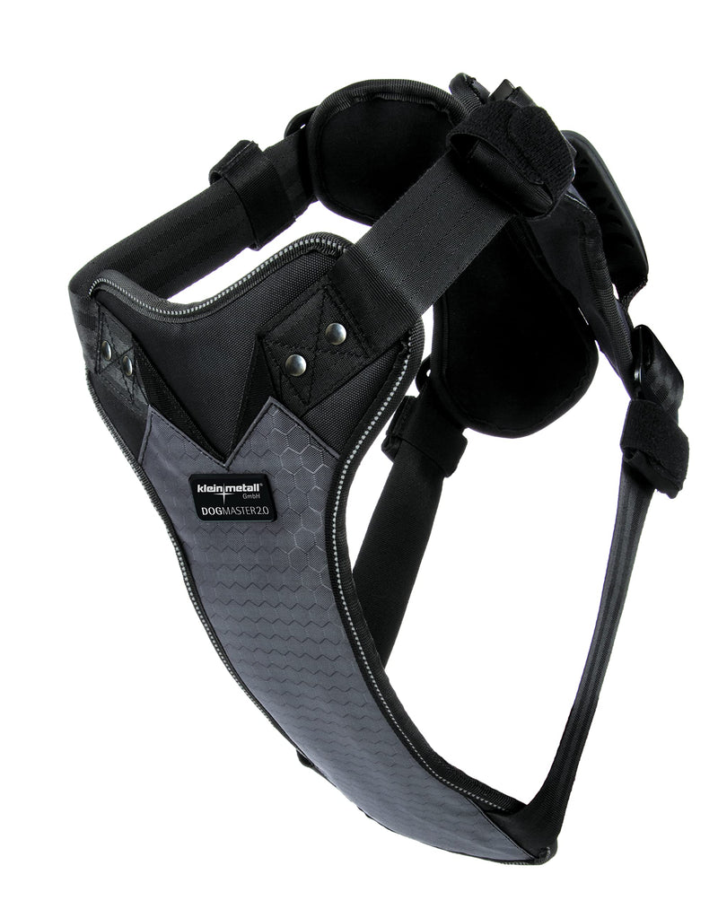 DogMaster 2.0 dog safety belt, black/black, size S - PawsPlanet Australia