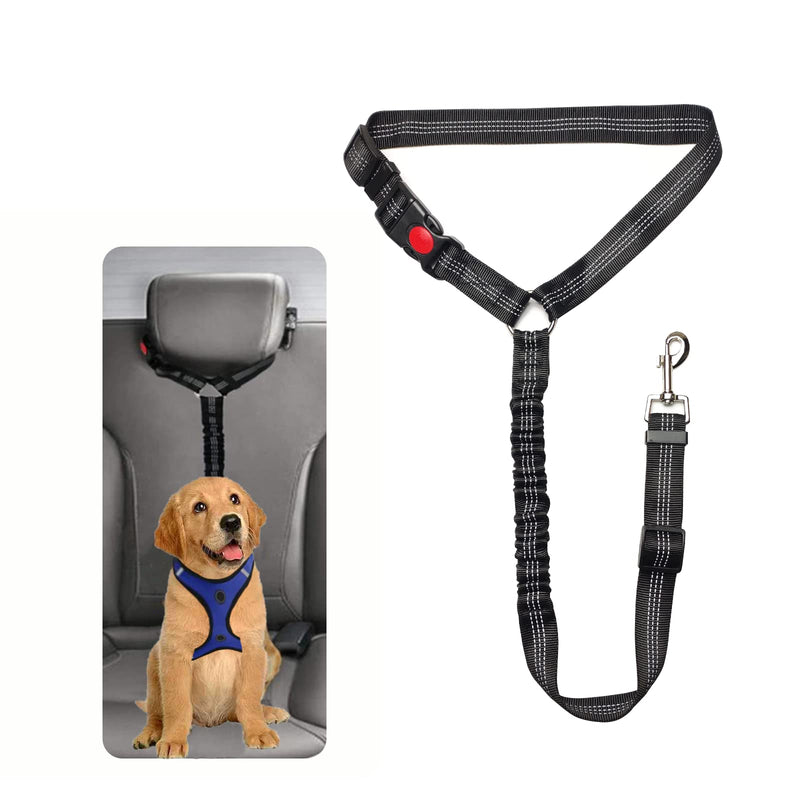 Dog Safety Harness - Seat Belt Dog Car for Small Dogs Medium Dogs Puppy Accessories (Black) Black - PawsPlanet Australia