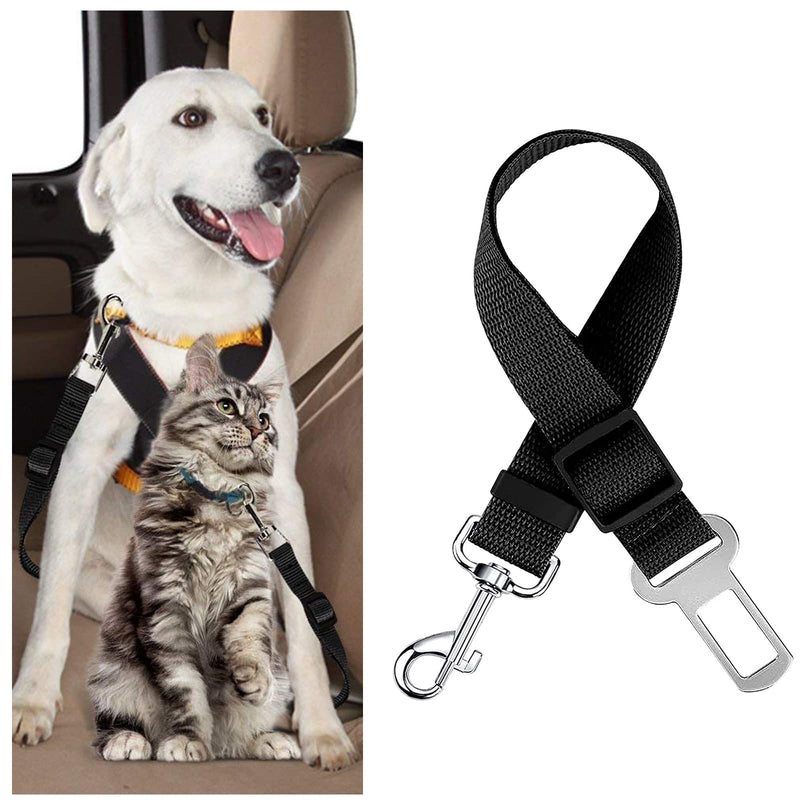 Dog belt for car, seat belt dog car, dog adjustable seat belt, seat belt cat car, dog belt for car small dogs, dog seat belt, adjustable dog belt black - PawsPlanet Australia