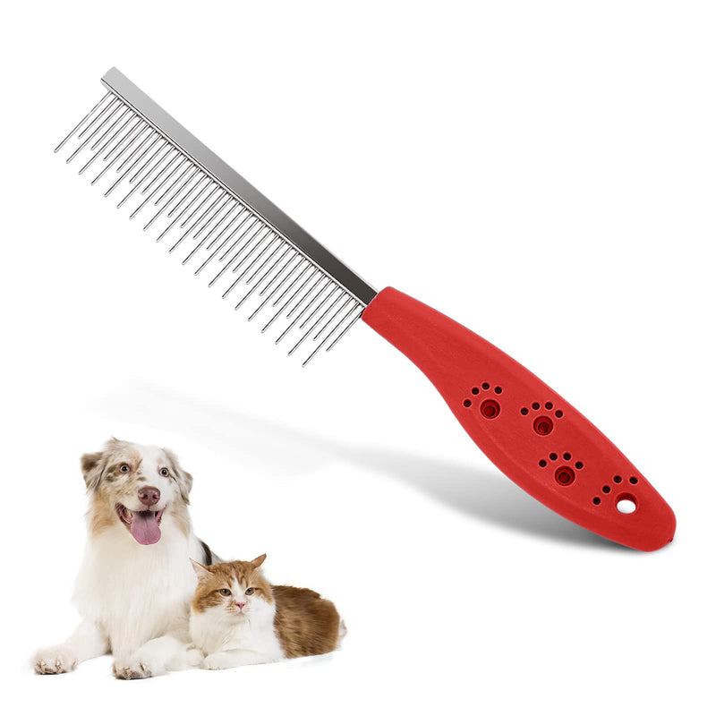 Cat fur comb, dog detangling comb, cat comb, combination comb for dogs, undercoat comb 31 teeth, large tool for tangles, knotted or dead hair removal 1PC - PawsPlanet Australia