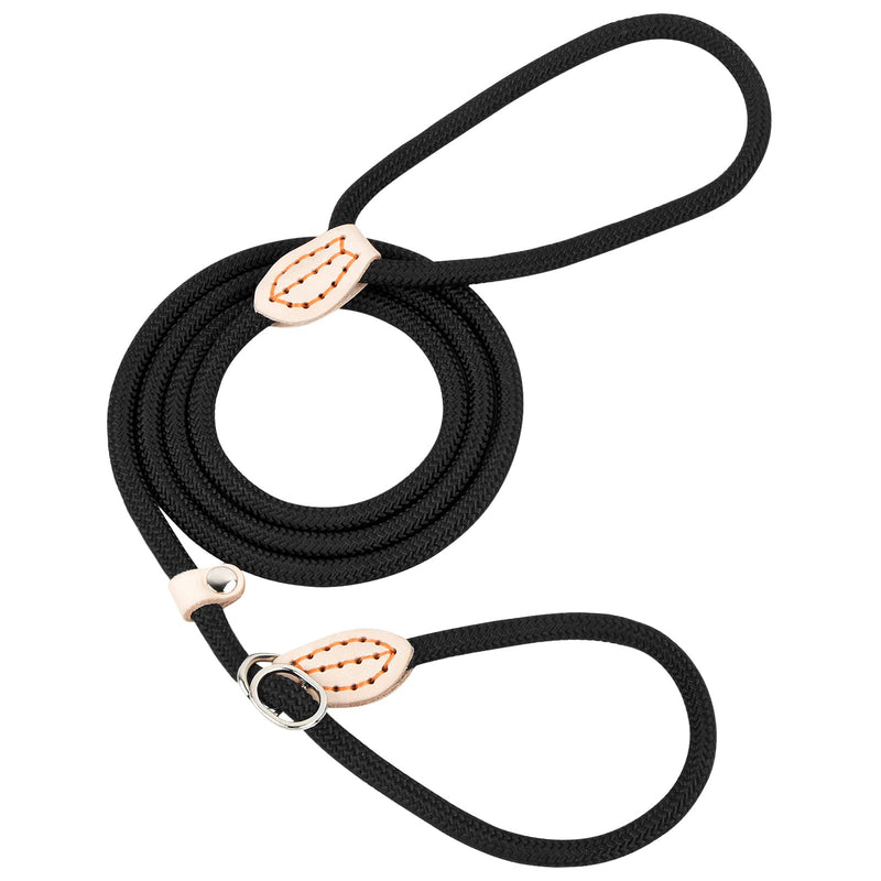 KYSUN 1.5 m dog leash, black, strong dog training leash, adjustable lead for dogs, adjustable retriever leash, non-slip dog leash, training leash for small, medium, large dogs - PawsPlanet Australia