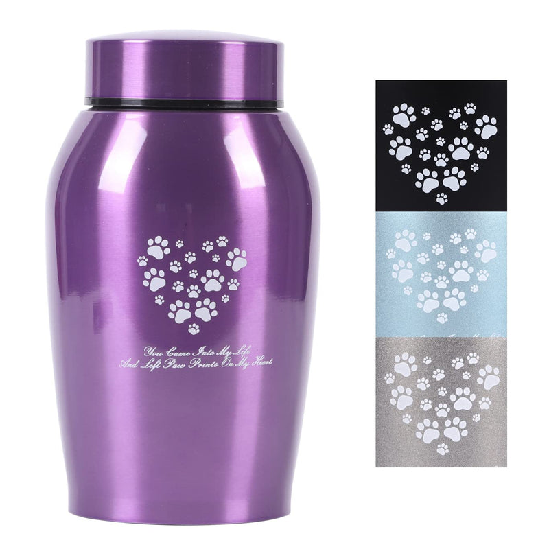 Youdear Service Pet Cremation Urns, Dog and Cat Ashes Urns, Pet Memorial Urns, Dog Urns for Ashes, Cat Urns for Ashes (Medium, Purple) Medium - PawsPlanet Australia
