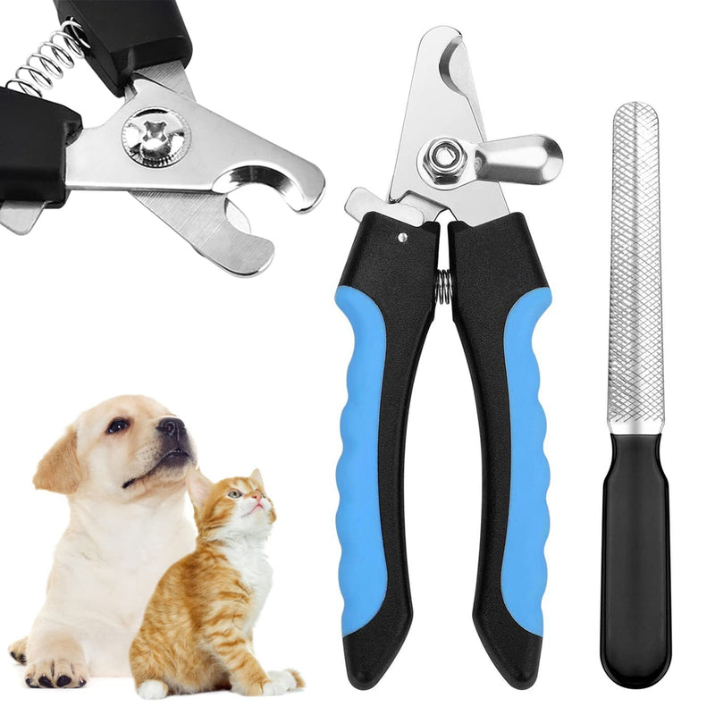 PHIEZC Claw scissors, professional stainless steel claw pliers for dogs and cats, good quality claw care for pets and rabbits, large nail scissors, safety lock and nail file - PawsPlanet Australia
