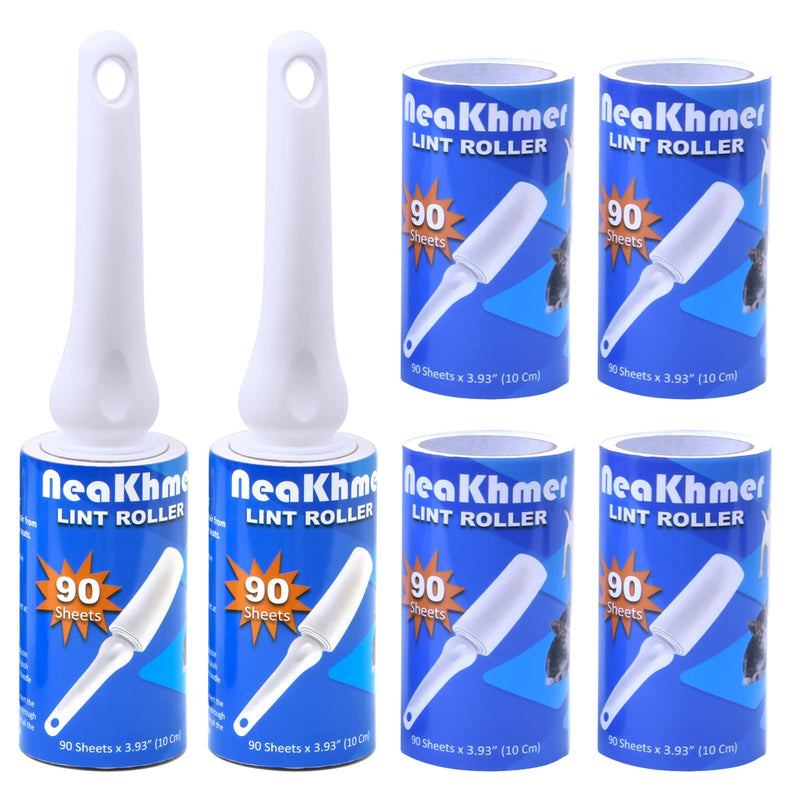 Lint roller for pet hair 540 sheets, extra sticky portable lint remover, lint roller clothes, remover cat dog hair, lint roller animal hair - PawsPlanet Australia