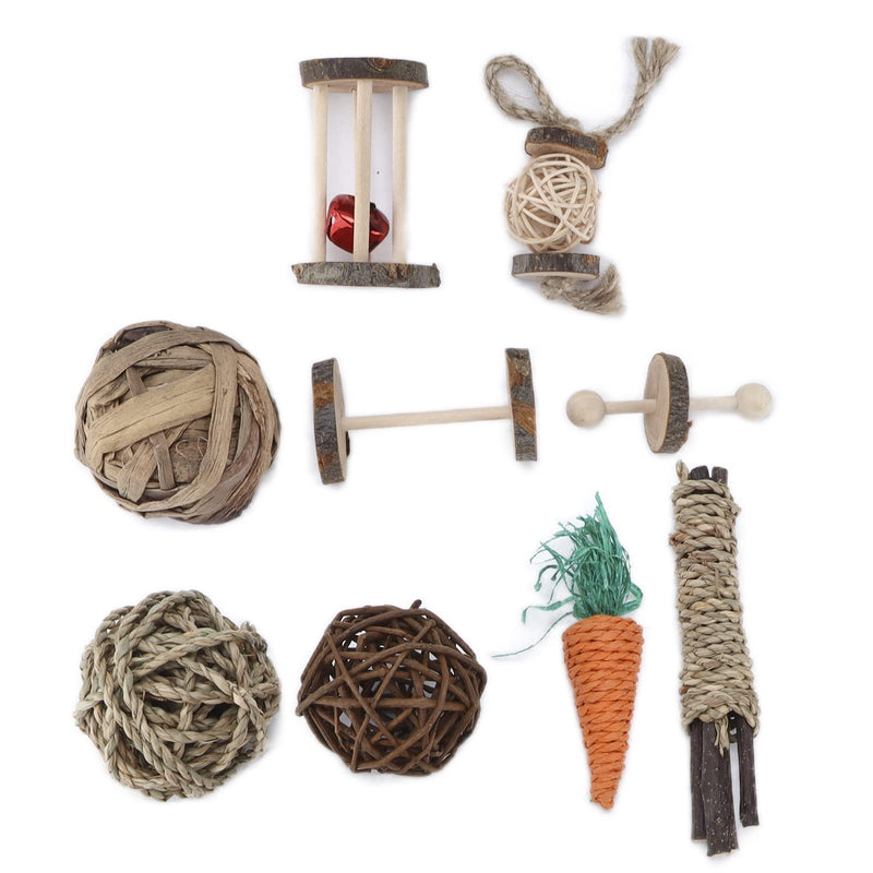 Qcwwy Hamster chew toy, guinea pig toy APPLICABLE and function for rabbit bird rabbit hamster gerbil - PawsPlanet Australia
