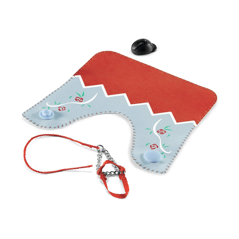 schleich 42459 blanket & halter HORSE CLUB Hannah & Cayenne, for children aged 5-12 years, HORSE CLUB - accessories new packaging - PawsPlanet Australia