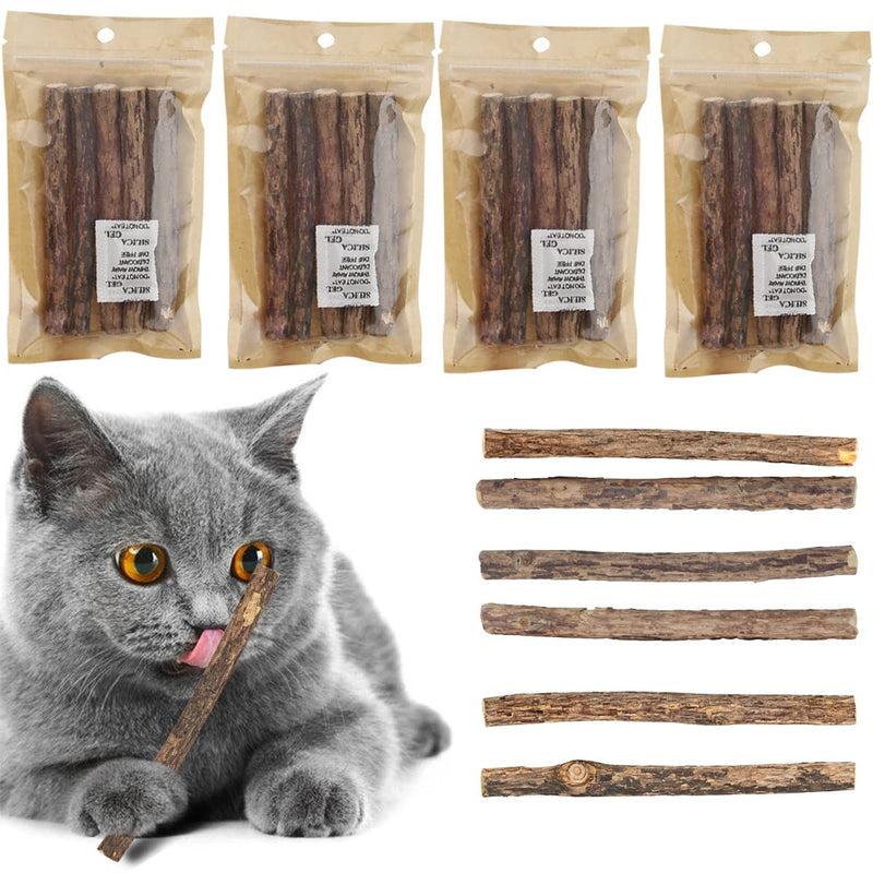 Catnip stick, 20 pieces XiXiRan dental care cat sticks, Matatabi cat chew sticks, cat chewing sticks, catnip sticks toys, pure natural catnip toys, dental care - PawsPlanet Australia