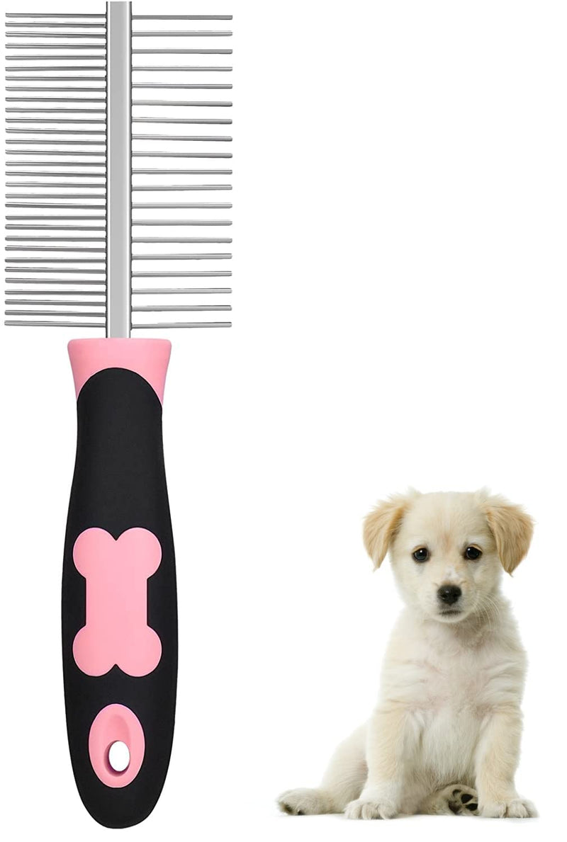 Dog comb, 1 piece pet comb, pet care comb, rounded teeth, dog comb, flea comb for removing fleas, pet comb, flea comb, stainless steel pet care comb, brush against fleas undercoat, care comb - PawsPlanet Australia