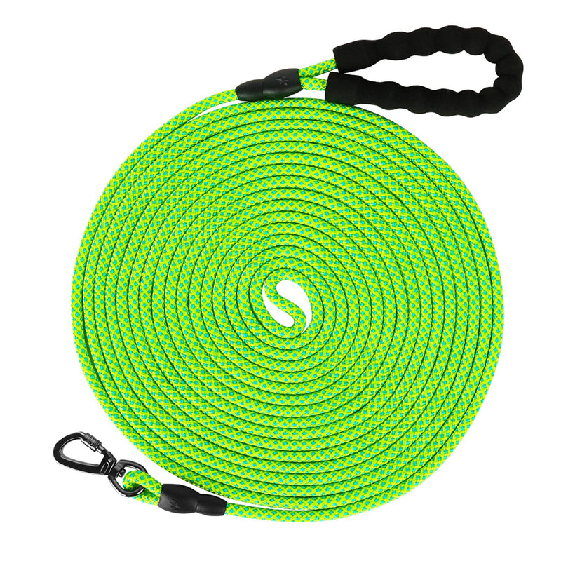 Aystkniet drag leash for dogs 4.5 m nylon dog leash training leash with hand strap lockable and rotating carabiner hook for small, medium and large dogs - PawsPlanet Australia
