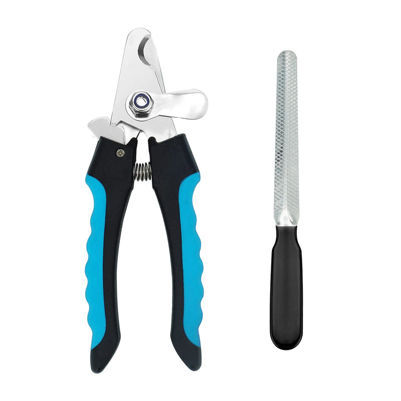 ZENVALY claw scissors for dogs and cats, dog claw trimmer with nail file, cat nail scissors with safety lock and protection, claw care for dogs, dog claw trimmer - PawsPlanet Australia