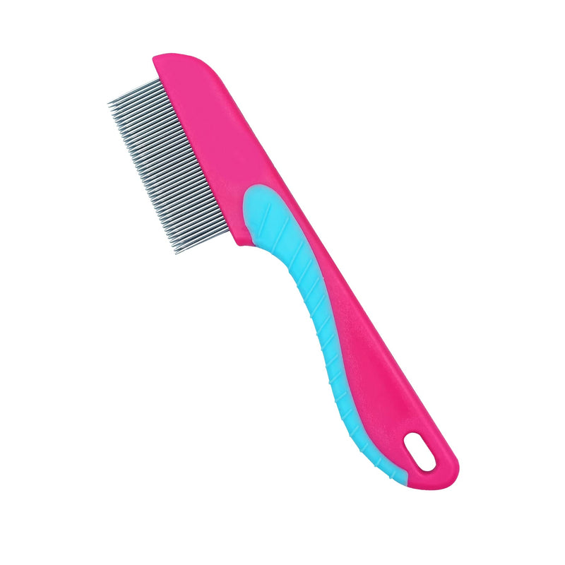 Flea Combs for Cats and Dogs 1 Piece (Pink) Pink - PawsPlanet Australia