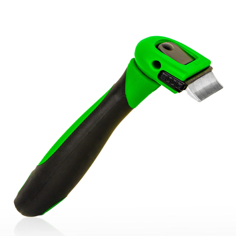 Fino Pet cat brush size S especially for small and medium-sized cats up to 4 kg, for short-haired and long-haired cats, grooming, grooming tool as an accessory, cat undercoat brush, flea comb - PawsPlanet Australia