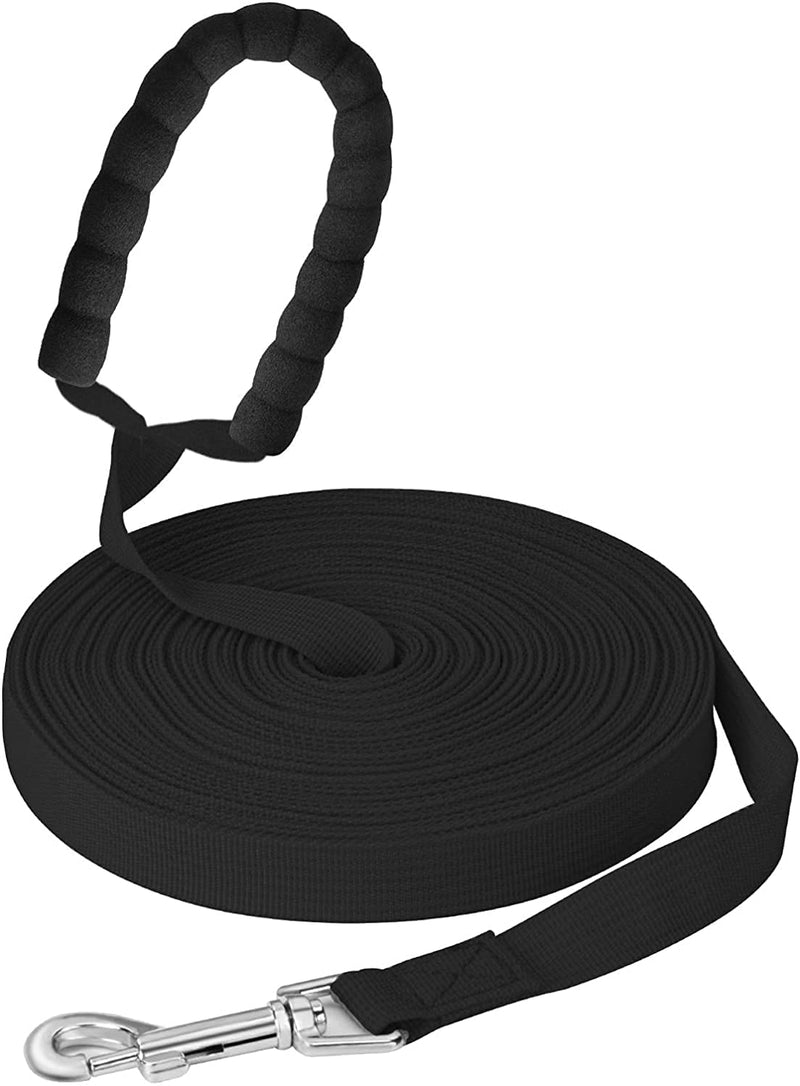 50m towing leash for dogs, Mainiusi dog leash with handle padding, running leash for dogs, cross-country skiing leash for large dogs, training leash for dogs, towing leash for large dogs, small dogs (50m, black) - PawsPlanet Australia