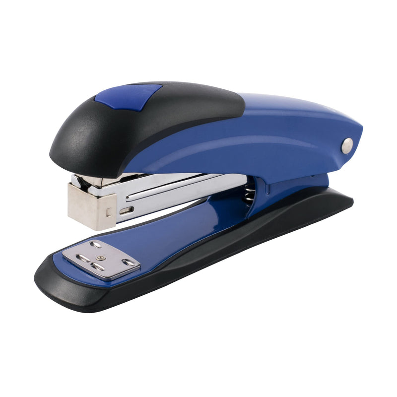 D.RECT 3019 metal stapler - metal stapler, office stapler, table stapler - stapler 30 sheets - stapler for office - stapler for the desk 104034, blue/black single pack - PawsPlanet Australia