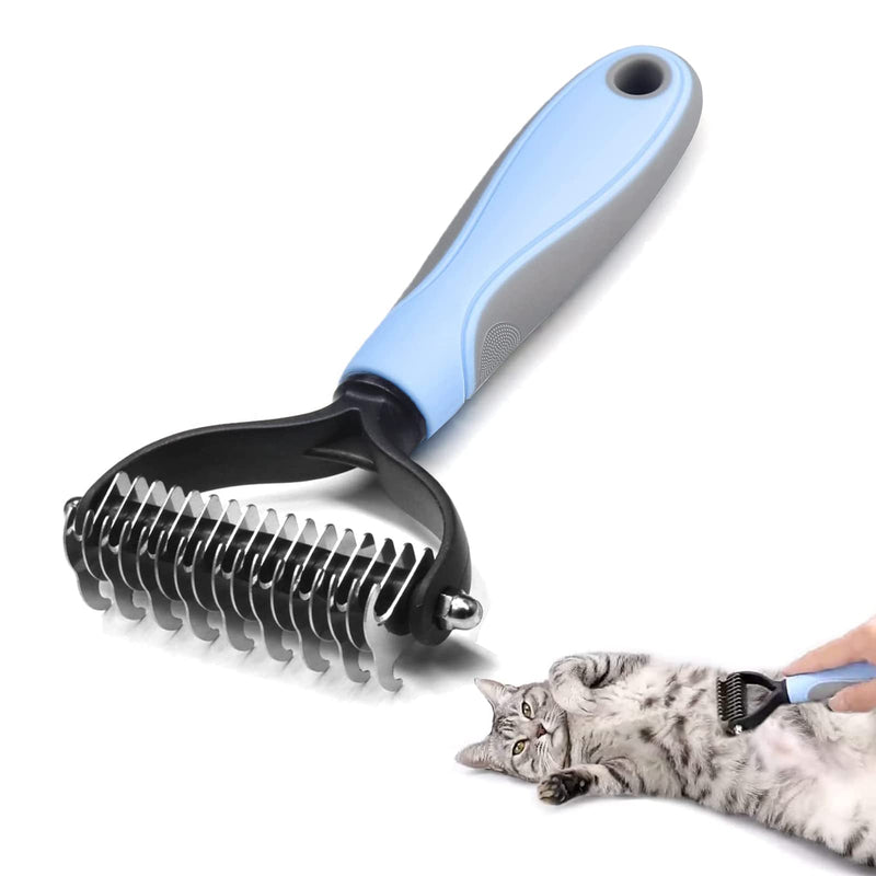 ZEACCT Undercoat brush for dogs, dog brush, cat brush for long hair, short hair, dogs, cats, brush, dog comb, cat comb, undercoat brush, undercoat rake, undercoat brush for long hair - PawsPlanet Australia