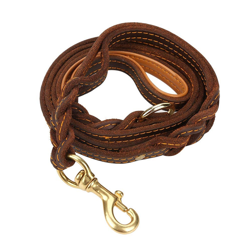 Nimomo Dog Training Leash Durable Dog Running Leash Leather Dog Training Harness for Large, Medium and Small Dogs - PawsPlanet Australia